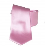  Szatén nyakkendő szett - Rózsaszín Egyszínű nyakkendő